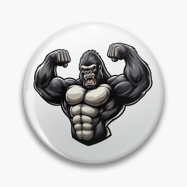 Item preview, gorilla the bodybuilder designed and sold by Animalia-.