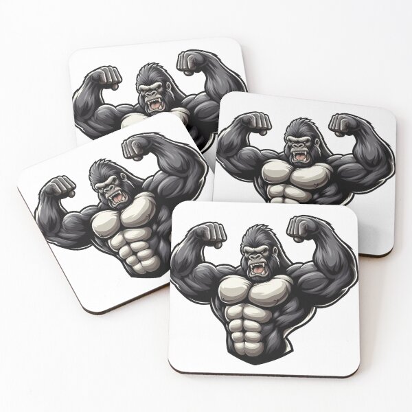 Item preview, gorilla the bodybuilder designed and sold by Animalia-.