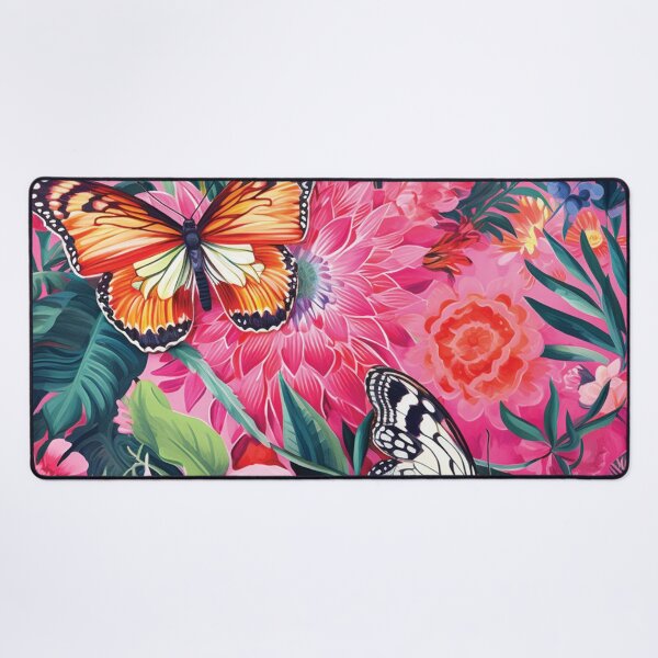 Item preview, Pretty Floral and Butterfly Print designed and sold by poshprintlab.