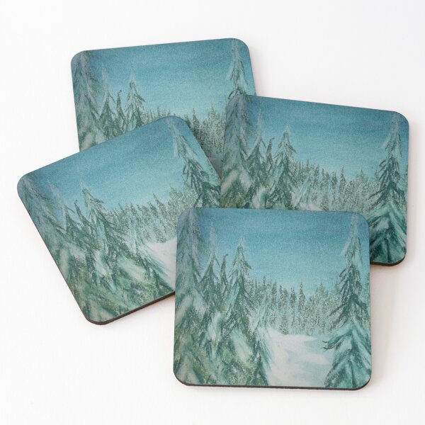 Item preview, Snow Covered Pine Trees designed and sold by Scott and Mary Schneider art_photography.