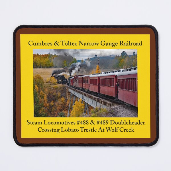 Item preview, Steam Trains As Home Decor: Stickers, Magnets, Desk Mats, Mouse Pads, Pillows, Totes, Mugs, Wall Art, Comforters, Shower Curtains, Clocks, Art Prints, Throw Blankets, Bath Mats, Jigsaw Puzzles & More designed and sold by MoreEZUSA-Here.