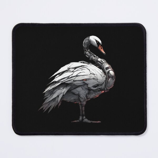 Item preview, A Beautiful Swan in a Cyberpunk Atmosphere designed and sold by Aquillashop.