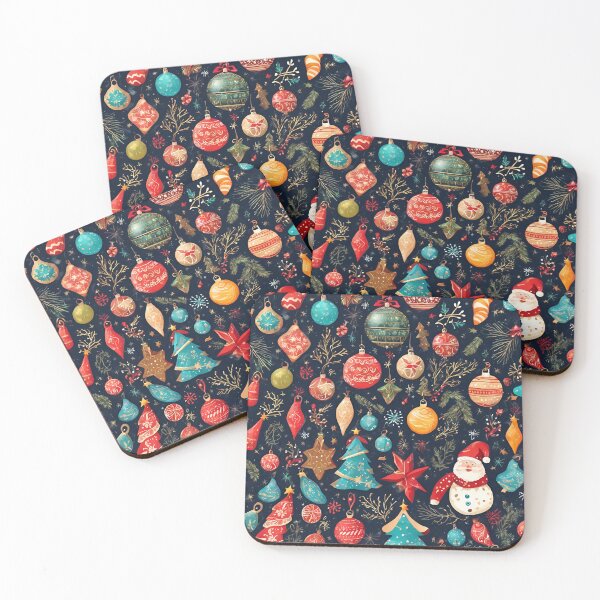 Item preview, Magical Christmas Decoration Pattern designed and sold by DigiDreamyArt.
