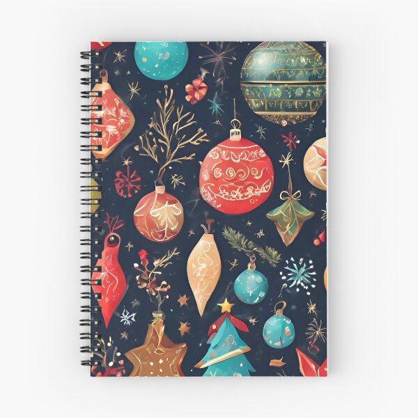 Item preview, Magical Christmas Decoration Pattern designed and sold by DigiDreamyArt.