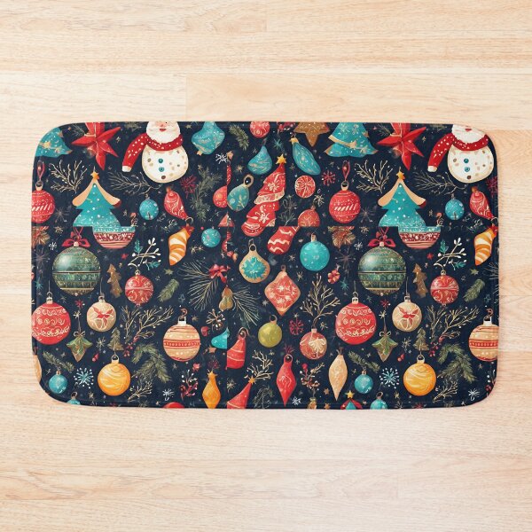 Item preview, Magical Christmas Decoration Pattern designed and sold by DigiDreamyArt.