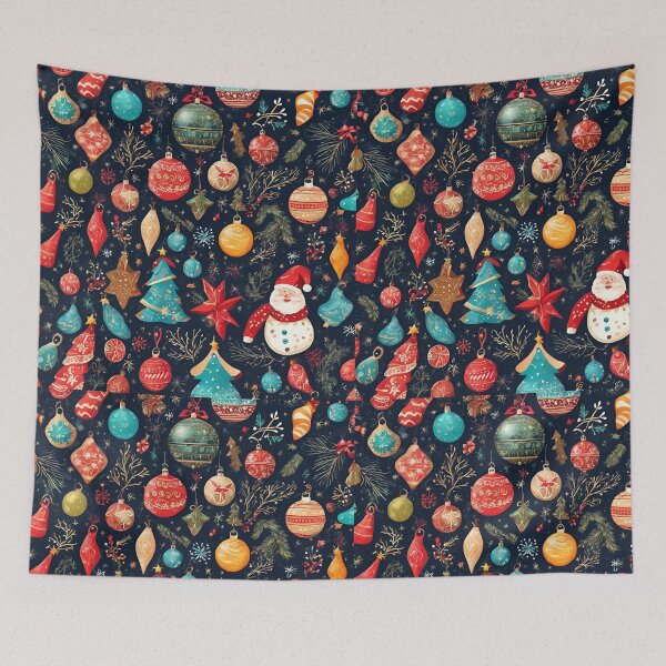 Item preview, Magical Christmas Decoration Pattern designed and sold by DigiDreamyArt.