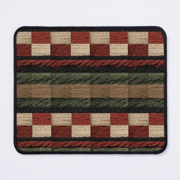 Item preview, Antique multicolor pattern antique rope texture country style designed and sold by Carlos Gudino.