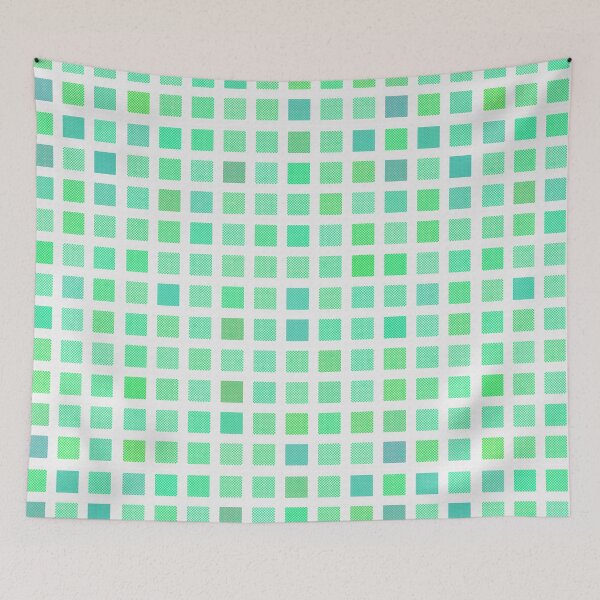 Item preview, Ligth Green Shades Square Elegance designed and sold by art-tresure.