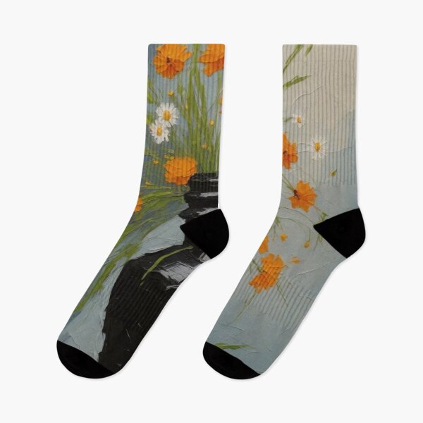 Artikelvorschau, Schwarze Vase und Blumen entworfen und verkauft von kultomatic.