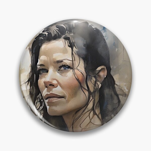 Artikelvorschau, Evangeline Lilly in Aquarellen entworfen und verkauft von bogfl.