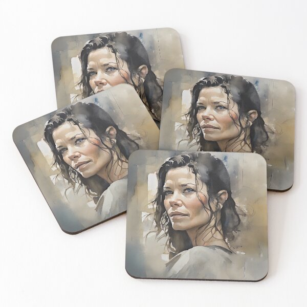 Item preview, Evangeline Lilly in watercolors designed and sold by bogfl.
