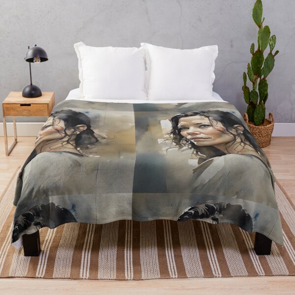 Item preview, Evangeline Lilly in watercolors designed and sold by bogfl.