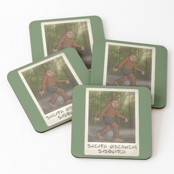 Item preview, ShanevGillis sasquatch bigfoot in the woods vintage retro designed and sold by ThisIsNotNew.