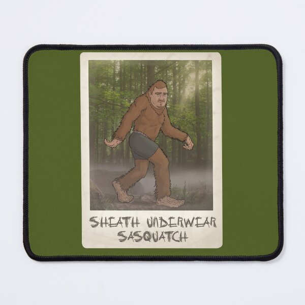 Item preview, ShanevGillis sasquatch bigfoot in the woods vintage retro designed and sold by ThisIsNotNew.