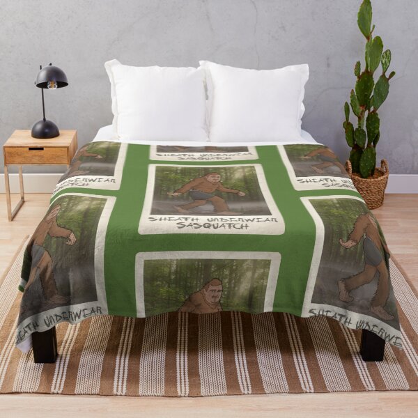 Item preview, ShanevGillis sasquatch bigfoot in the woods vintage retro designed and sold by ThisIsNotNew.