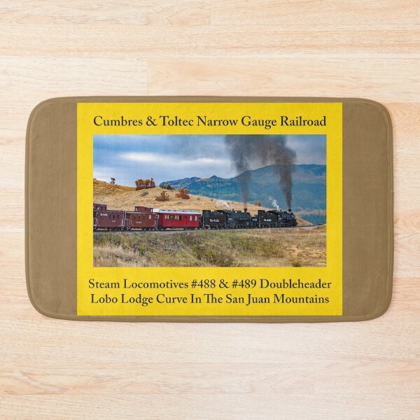 Item preview, Steam Trains As Home Decor: Stickers, Magnets, Desk Mats, Mouse Pads, Pillows, Totes, Mugs, Wall Art, Comforters, Shower Curtains, Clocks, Art Prints, Throw Blankets, Bath Mats, Jigsaw Puzzles & More designed and sold by MoreEZUSA-Here.