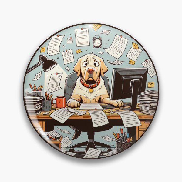 Item preview, Labrador's Deadline Crunch Time designed and sold by AnCollection.