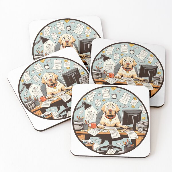 Artikelvorschau, Labradors Deadline Crunch Time entworfen und verkauft von AnCollection.
