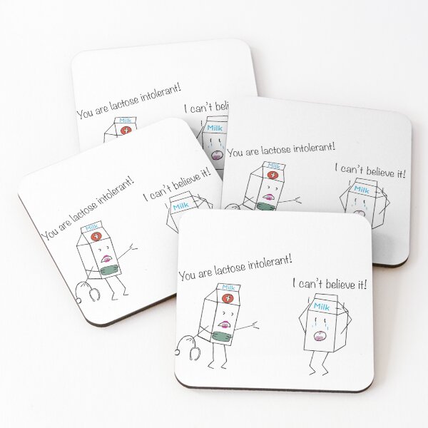 Item preview, The Crazy Milk (Design 5): Lactose Intolerant Twist - Crazy Milk's Digestive Dilemma (Doc Milk Reveals a Shocking Diagnosis) designed and sold by SmartDesignByBB.