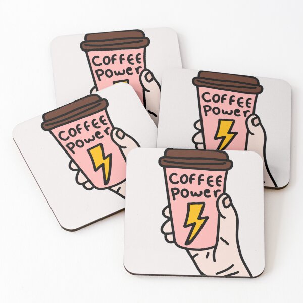 Item preview, Cartoon Coffee Power Rose designed and sold by CaffeineDose.