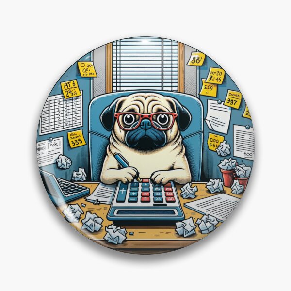 Item preview, Pug's Financial Forecast Frenzy designed and sold by AnCollection.