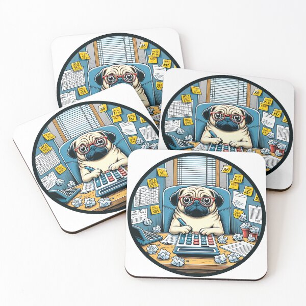 Item preview, Pug's Financial Forecast Frenzy designed and sold by AnCollection.