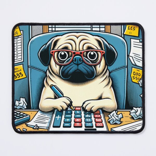 Item preview, Pug's Financial Forecast Frenzy designed and sold by AnCollection.