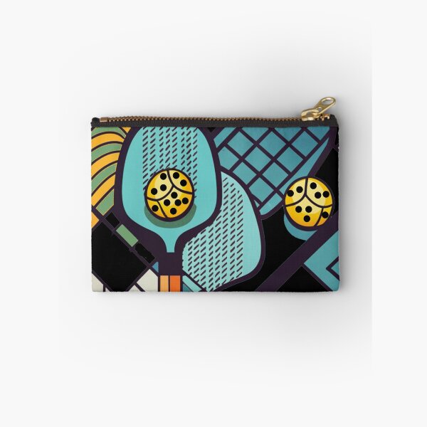 Item preview, Cool Pickleball Paddles and balls and Net Abstract Art designed and sold by Nature's Fancy.
