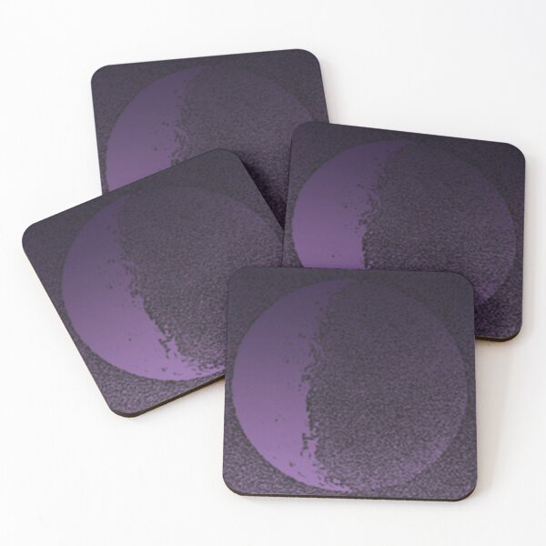 Item preview, Black Moon Shadow red violet gradient on black designed and sold by mariahmcmo.