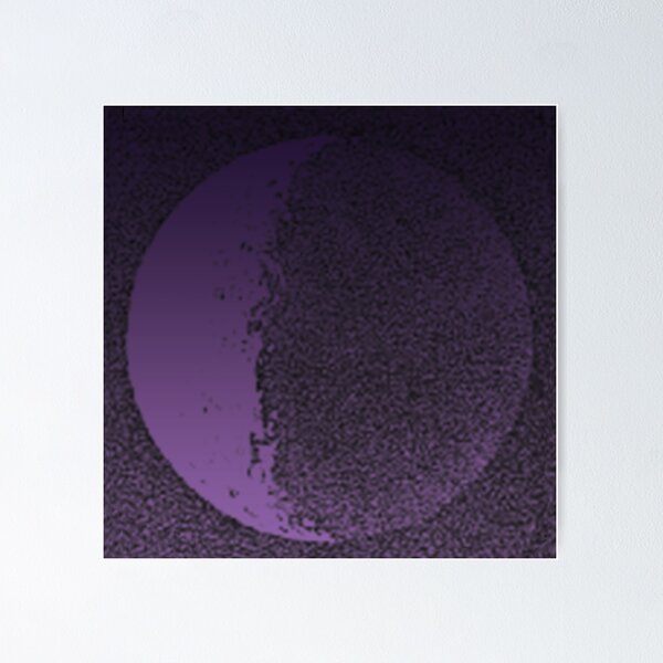 Item preview, Black Moon Shadow red violet gradient on black designed and sold by mariahmcmo.