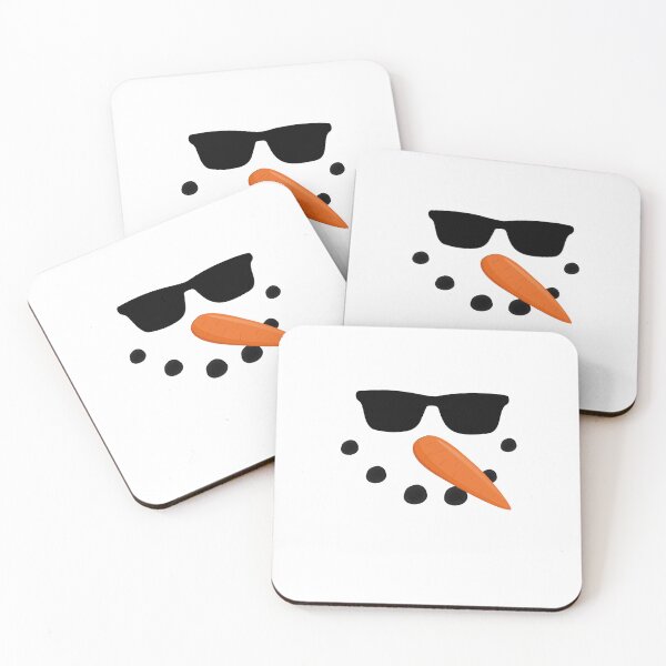 Item preview, Carrot Nose Snowman with Sunglasses designed and sold by MindSmith.