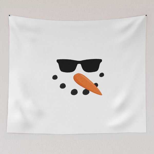 Item preview, Carrot Nose Snowman with Sunglasses designed and sold by MindSmith.