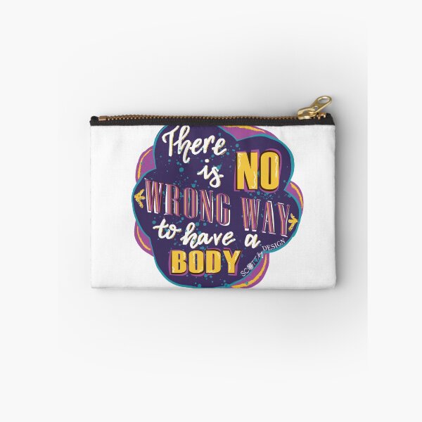 Item preview, No Wrong Way to Have a Body - positive, body neutral, retro, flower, fun, ScottbyDesign designed and sold by Haley Scott.