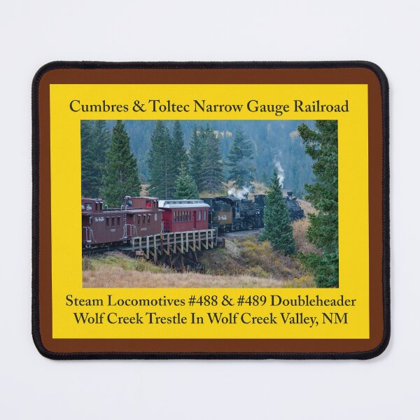 Item preview, Steam Trains As Home Decor: Stickers, Magnets, Desk Mats, Mouse Pads, Pillows, Totes, Mugs, Wall Art, Comforters, Shower Curtains, Clocks, Art Prints, Throw Blankets, Bath Mats, Jigsaw Puzzles & More designed and sold by MoreEZUSA-Here.