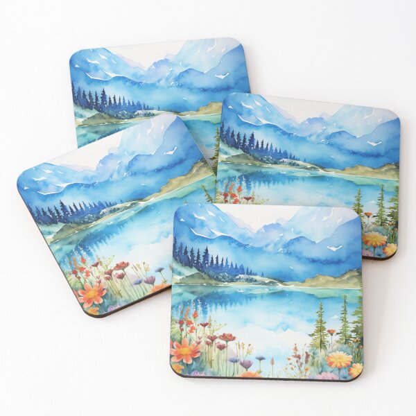 Item preview, Nature's Harmony of Mountains, Flowers, and Blooms designed and sold by LittleLuvies.