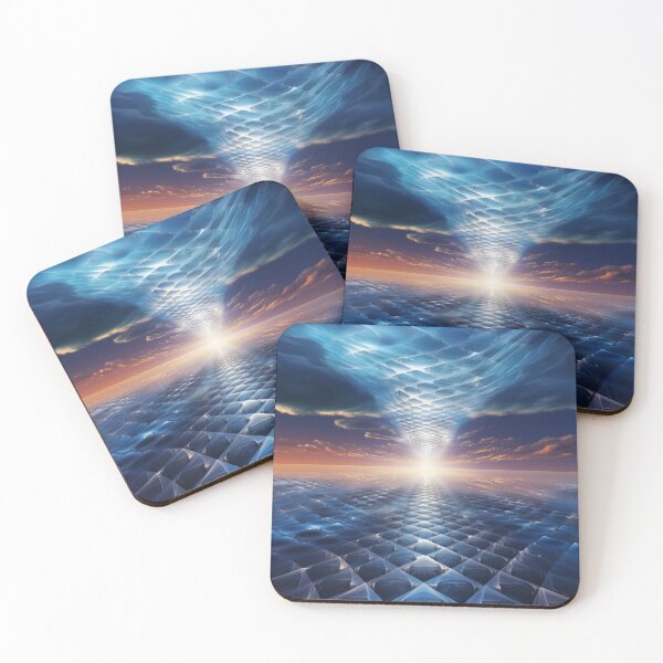 Item preview, Sky filled with swirling clouds forming a spiral designed and sold by freddyaiart.