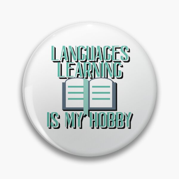 Item preview, Languages Learning Is My Hobby – Language Lover & Education Design – Linguist Gift designed and sold by sednalafandy79.