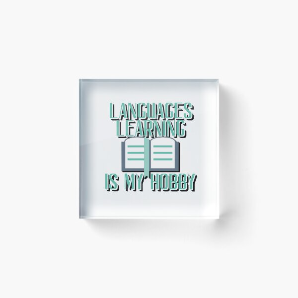 Item preview, Languages Learning Is My Hobby – Language Lover & Education Design – Linguist Gift designed and sold by sednalafandy79.