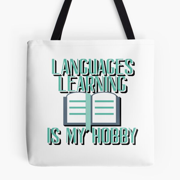 Item preview, Languages Learning Is My Hobby – Language Lover & Education Design – Linguist Gift designed and sold by sednalafandy79.