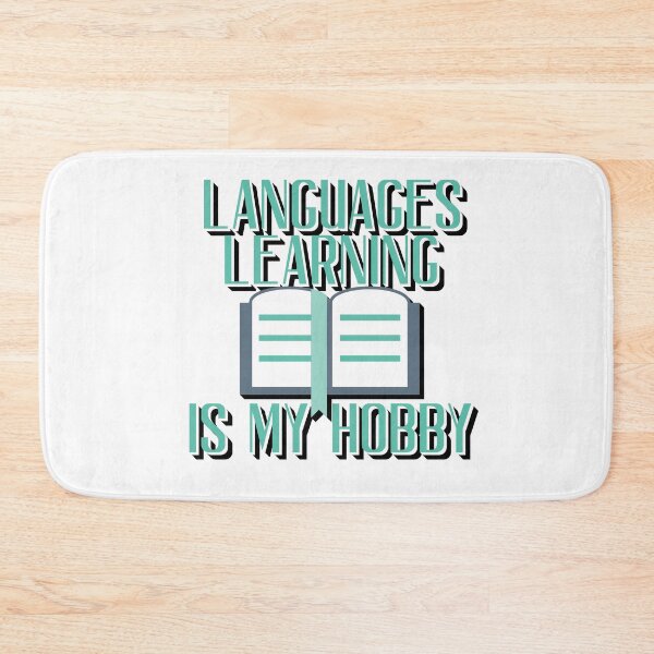 Item preview, Languages Learning Is My Hobby – Language Lover & Education Design – Linguist Gift designed and sold by sednalafandy79.