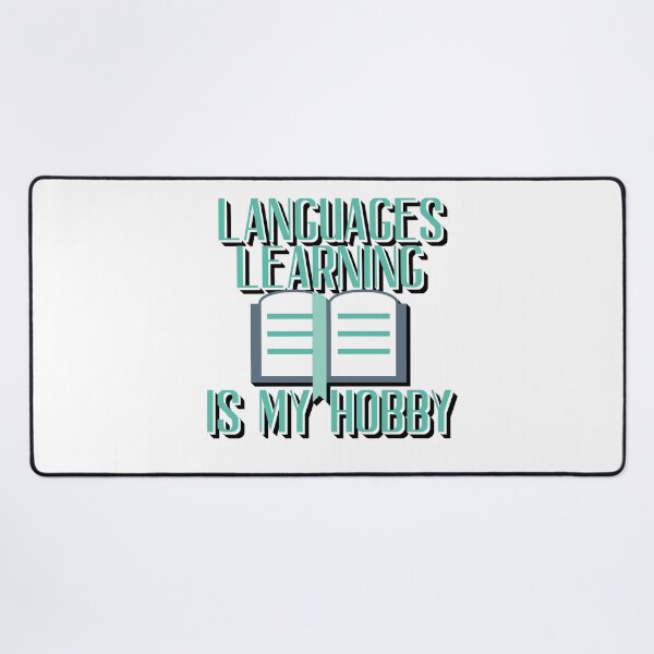 Item preview, Languages Learning Is My Hobby – Language Lover & Education Design – Linguist Gift designed and sold by sednalafandy79.