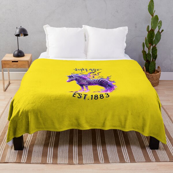 Item preview, Vintage Est. 1883 - Neon Purple Smoke Quagga designed and sold by Matt's Artificial Nature.