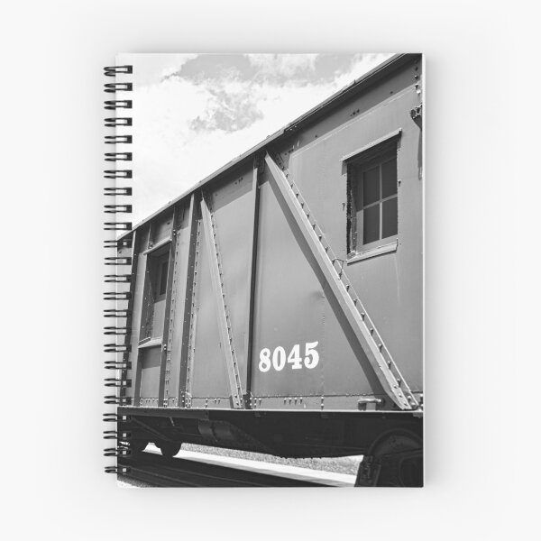 Item preview, Illinois Central 8045 Caboose Black And White designed and sold by LisaWootenPhoto.