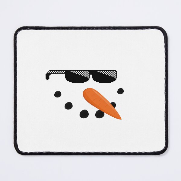 Item preview, Carrot Nose Snowman with Swag Glasses designed and sold by MindSmith.