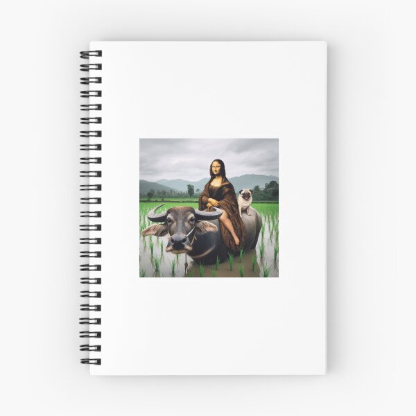 Item preview, Monalisa riding baffalo  designed and sold by Nuipreecha2519.