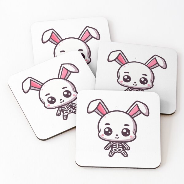 Item preview, Cute skeleton with bunny ears designed and sold by Wxjtecki.
