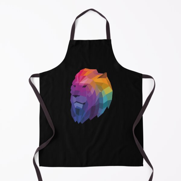 Item preview, Rainbow Geometric Lion Head designed and sold by shaldesign.