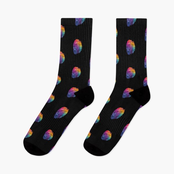 Item preview, Rainbow Geometric Lion Head designed and sold by shaldesign.