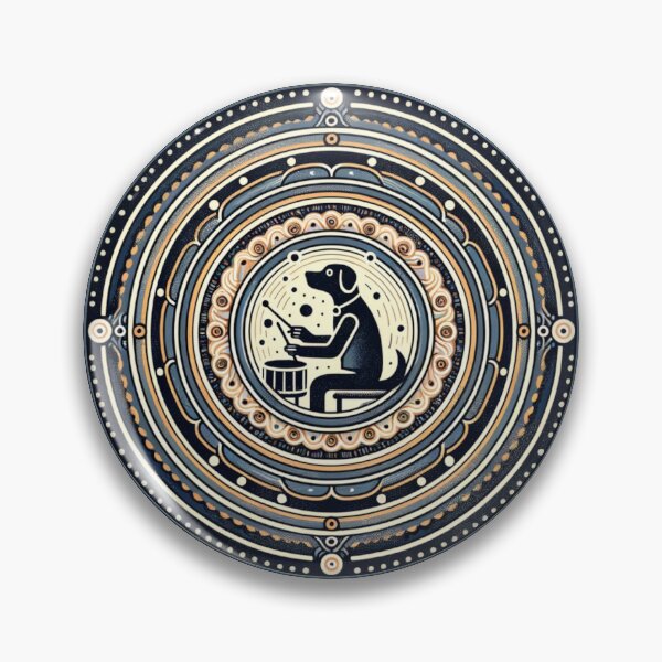 Item preview, Meditative Canine: Cosmic Rhythms designed and sold by AnCollection.