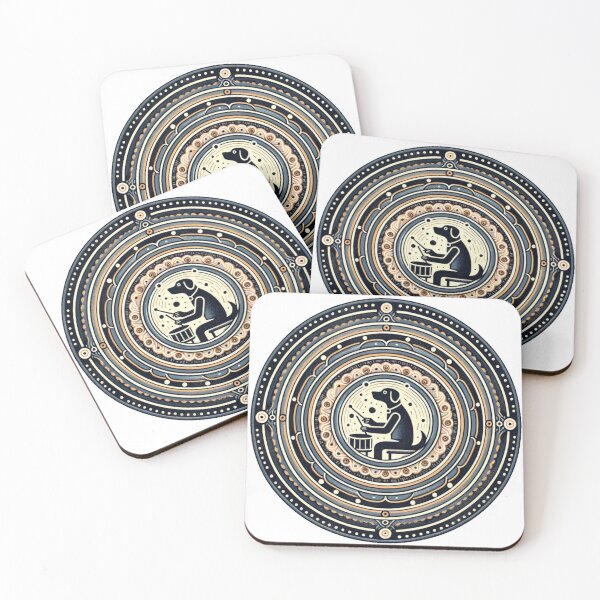 Item preview, Meditative Canine: Cosmic Rhythms designed and sold by AnCollection.